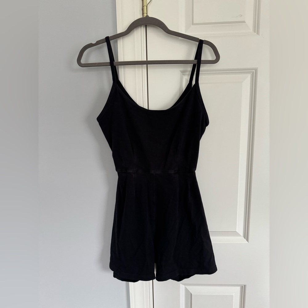 Aerie Faded Black Athletic Jumpsuit